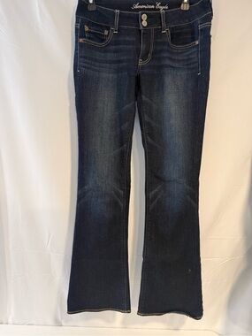 American Eagle Outfitters Dark Blue Flare Jeans